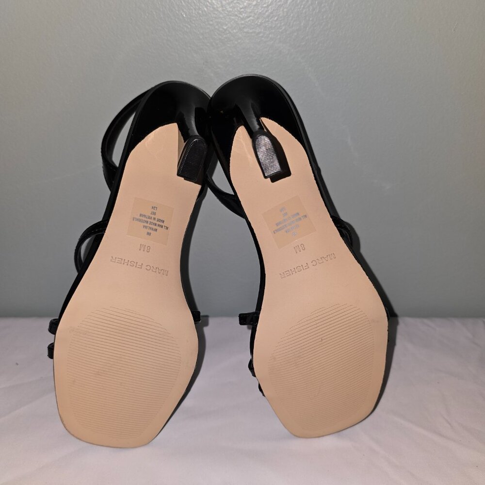 Marc Fisher mf Nalina Heeled Sandal in Black, Size 8M - Picture 7 of 9